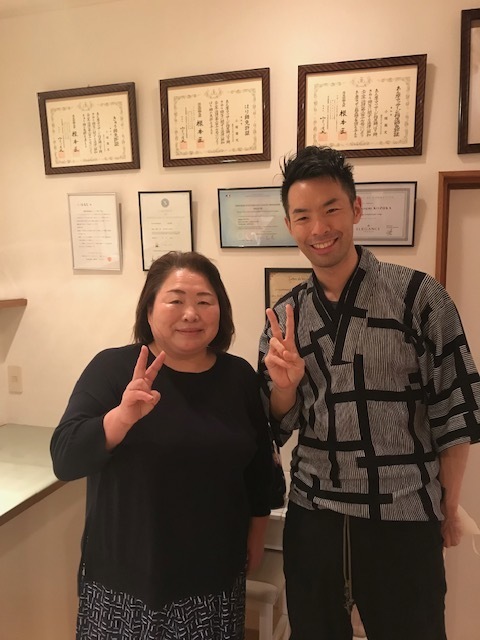 突然のめまいとぎっくり腰が４回の施術ですっかり良くなりました