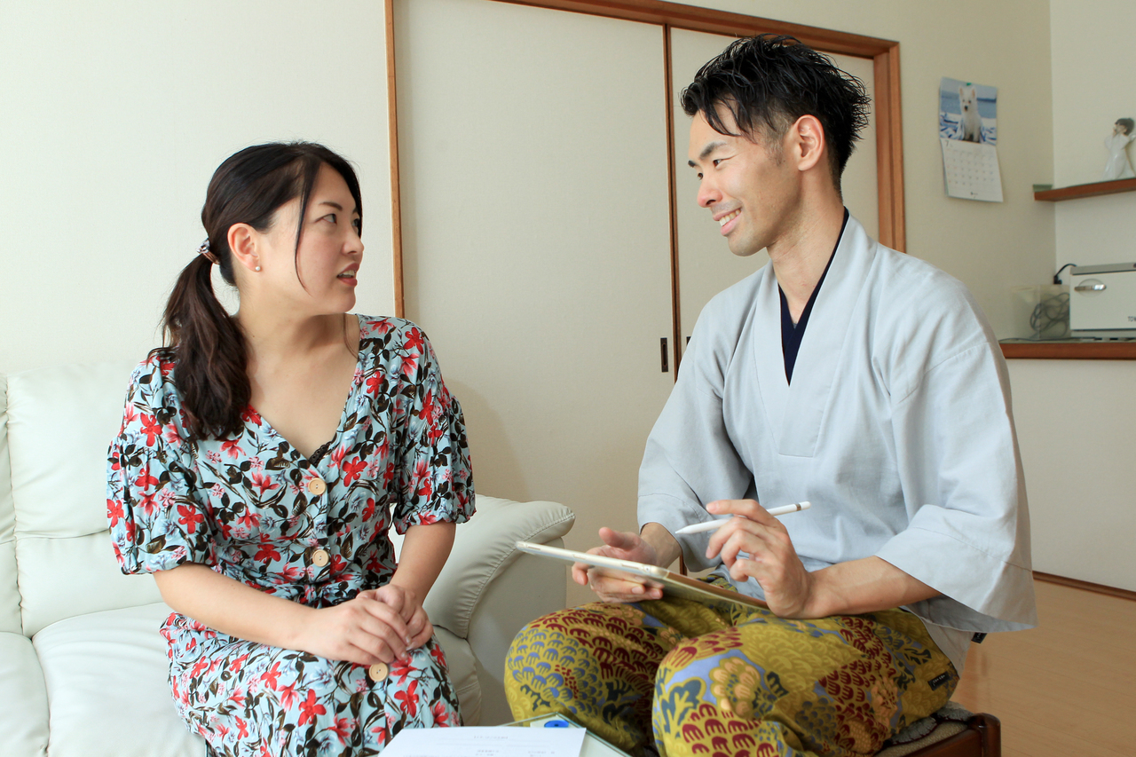 丁寧にお話を伺います